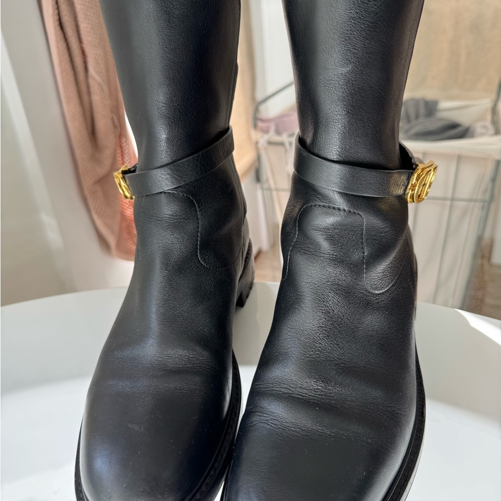 Dior Black Leather Women's Boots - Picture 4 of 6